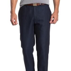 Ted Baker Blend Herringbone Stripe Wool Pants